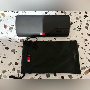 Carrera Black Eyewear Case and Pouch Set